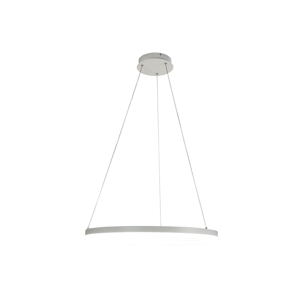Cronus Modern Tri-Colour LED Halogen Pendant Light White